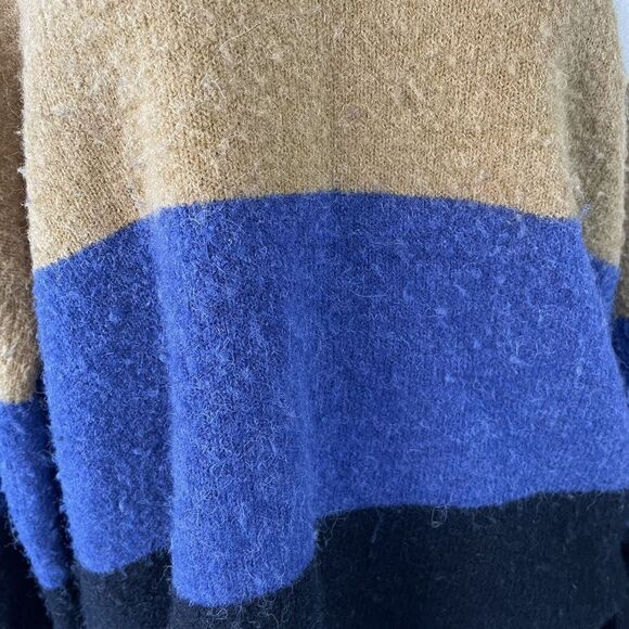 Rails Sylvia Honeycomb Multi Striped sweater Size Large Alpaca Blend Soft Cozy - Picture 7 of 12